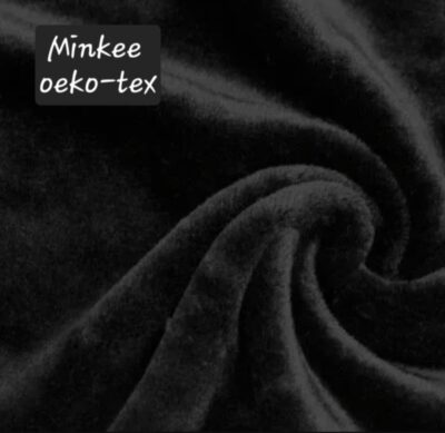 minkee oeko tex noir